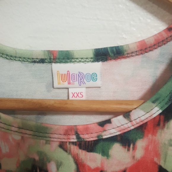 Water color Floral Carly Lularoe xxs - Picture 3 of 4